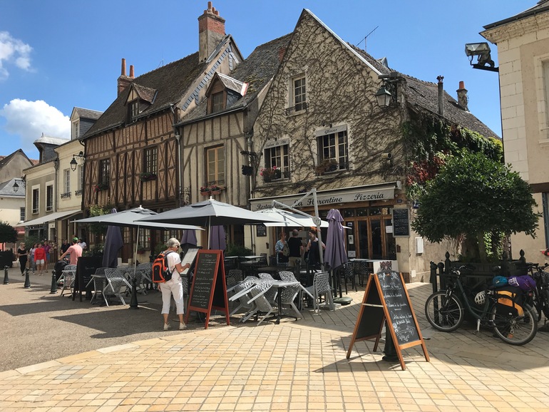 Marktplein in Amboise